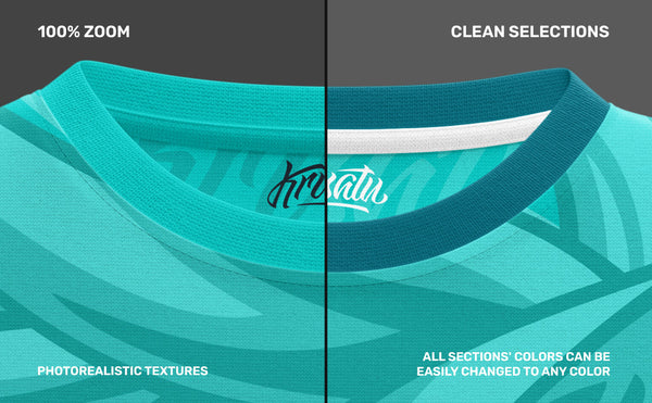 Preview of texture quality and Photoshop selections