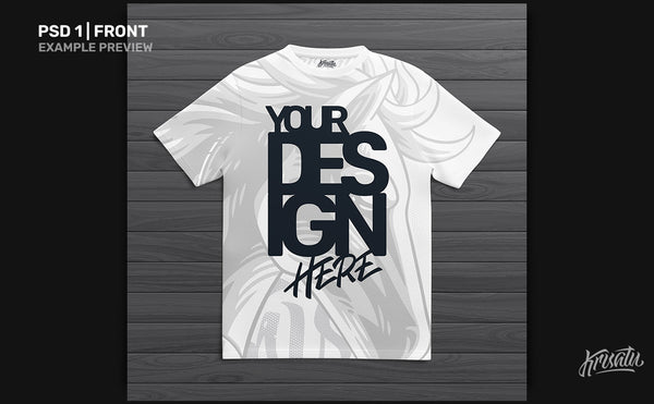 Preview of PSD 1 (front view) with wooden background