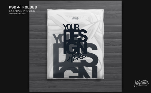 Preview of PSD 4 (folded t-shirt inside frosted plastic)