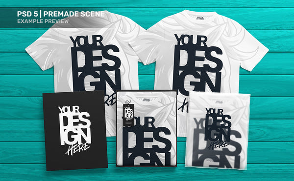 Preview of PSD 5 (premade scene with frosted plastic)