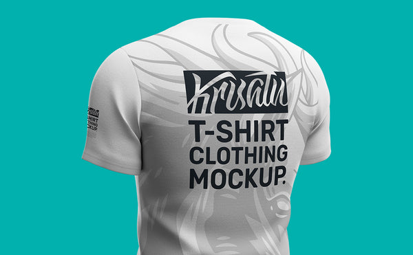 Back Left 25° T-Shirt Mockup