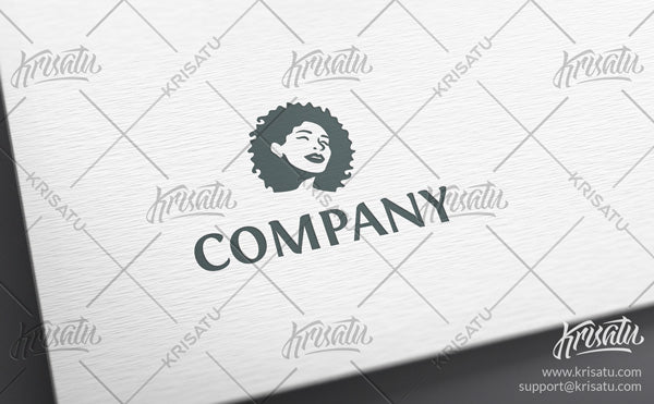 Big Curly Hair Logo