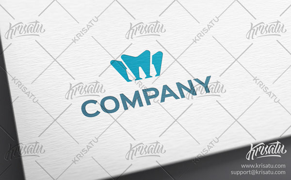 Dental House or Crown Logo