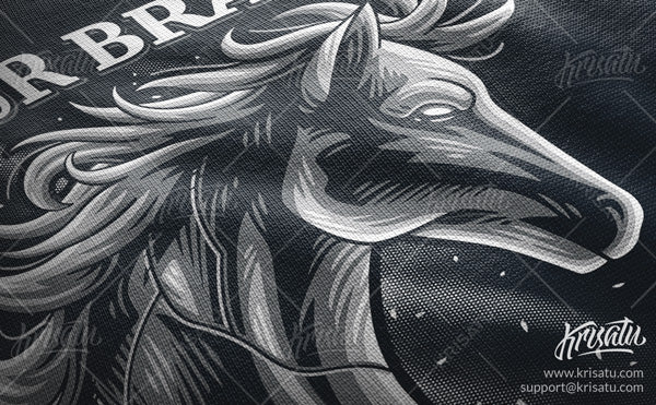 Horse T-Shirt Screen Printing Preview