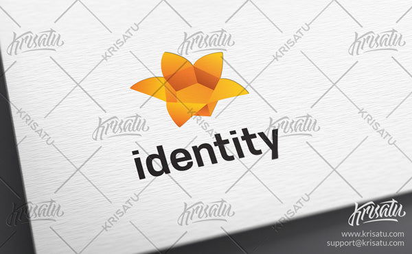 Organic wrapping paper logo