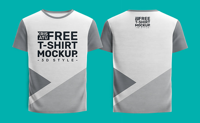 Free Front & Back T-Shirt Mockup & krisatu