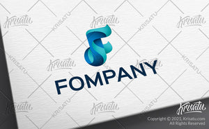 Letter F, Flow Logo