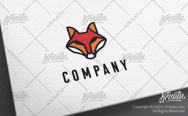 Geometric Fox Logo
