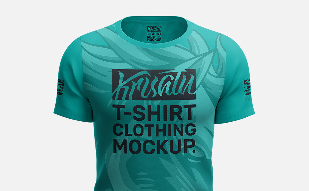 Front T-Shirt | PSD Clothing Mockup & krisatu