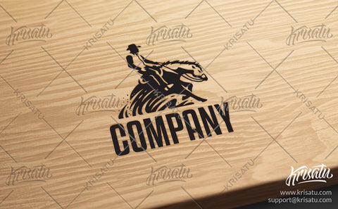 Reining Horse Logo