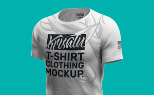 Front right tshirt mockup template